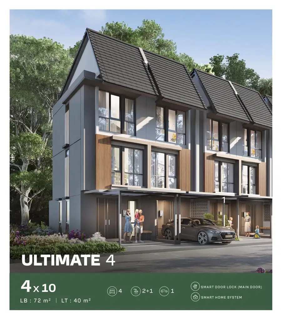 Rumah Green Development BSD dekat Stasiun dekat Kampus untuk Investasi