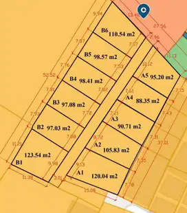 Tanah di jual purwokerto barat Deket stasiun