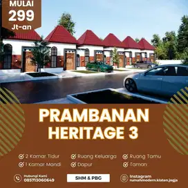 Hunian Desain Heritage Dalam Perum One Gate, Dekat Candi Prambanan