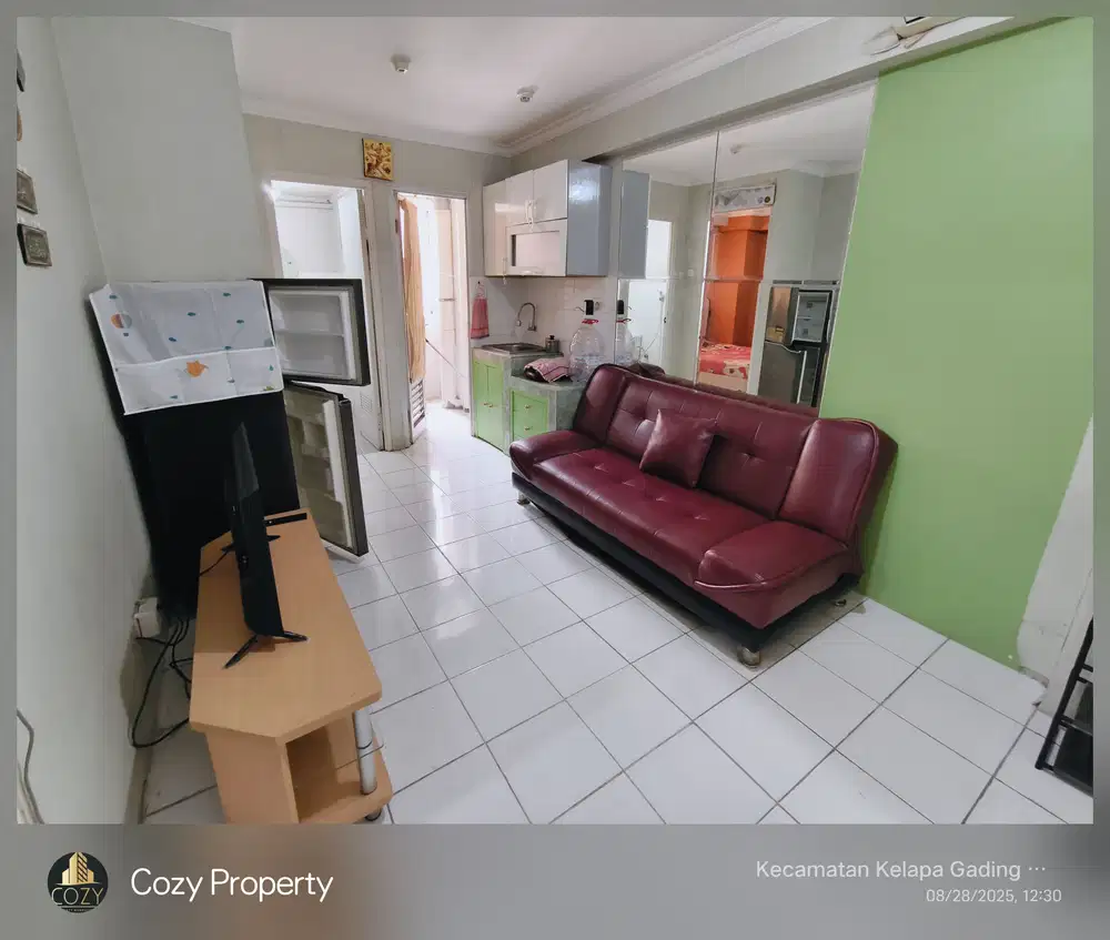 disewakan murah APARTEMEN 2 kmr GADING NIAS FURNISH TAHUNAN