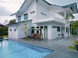 Dijual Villa Bagus Luas Full Furnished Fasilitas Lengkap SHM di Puncak