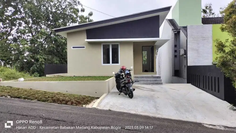 Di sewakan rumah view gunung dan bukit halaman  luas Sentul city