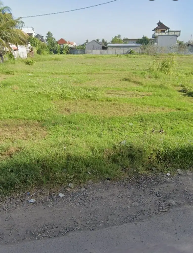 Disewakan Tanah 3550 M² di Jalan Utama Pantai Nyanyi Tabanan Bali