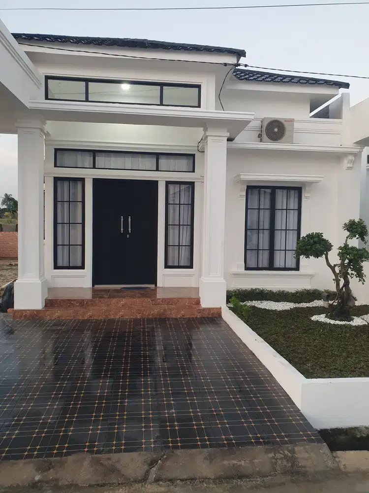 Dikontrakan Rumah Mewah Cluster 2 kamar Full Furniture di Pekanbaru
