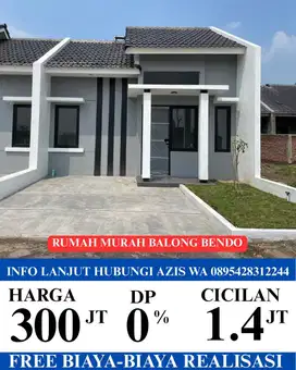 Rumah baru 300 jutaan lokasi perum tas 9 balong bendo sidoarjo