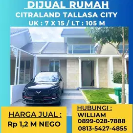 JUAL CEPAT RUMAH CITRALAND TALLASA CITY MAKASSAR