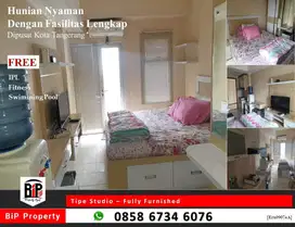 Disewakan studio full furnish di Tangerang victoria square