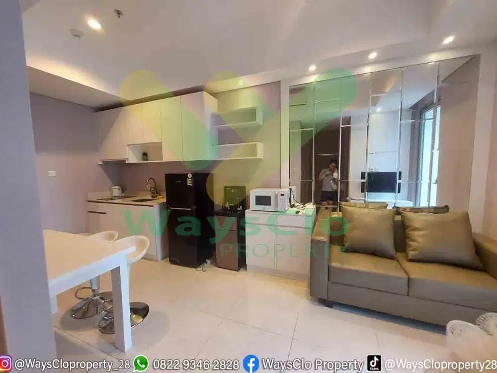 DIJUAL CEPAT APARTEMENT FULL FURNISH TAMAN ANGGREK, HARGA SANGAT MURAH