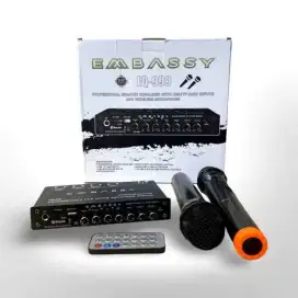 Pre amp equalizer karaoke bluetooth usb