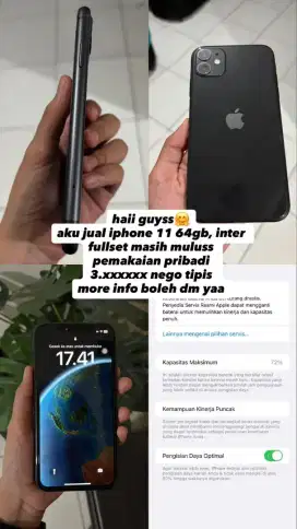 Di jual hp bekas  pemakaian sehari hari