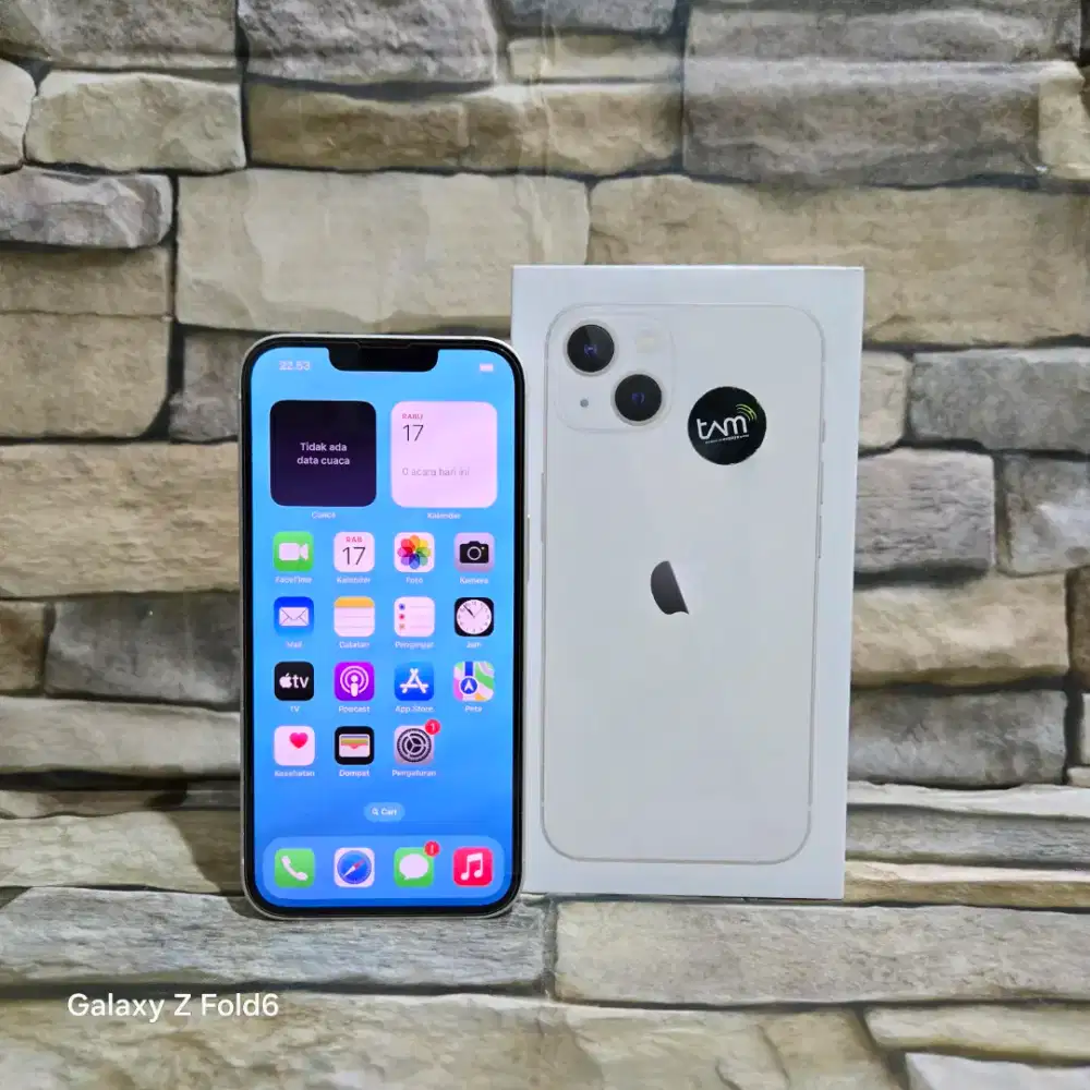 Iphone 13 128 Resmi ibox BH 85% Fulset segel mulus 98%