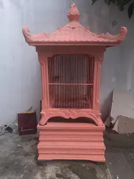 Kandang burung beton