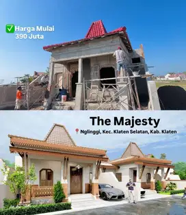 Rumah Joglo Ala Modern Tropis 300 JT An 5 Menit ke Klaten Kota!