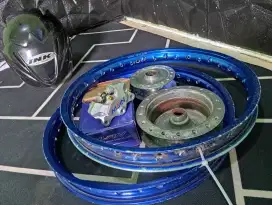 Velg jinfei + tromol beat karbu kaliper nissin baru