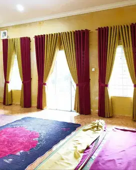 Termewah Gorden Pasang Wallpaper Korden Gordeng Horden Roller Blind