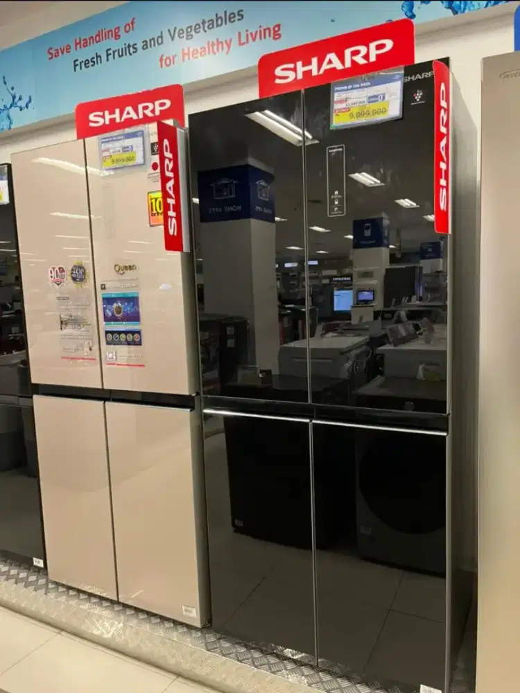 PROMO KREDIT KULKAS SHARP HOME CREDIT DP 0 CICILAN 0% GRATIS 2X CICILN
