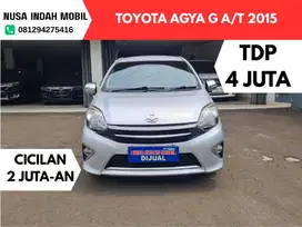 TDP 4 JUTA toyota agya G MATIC 2015