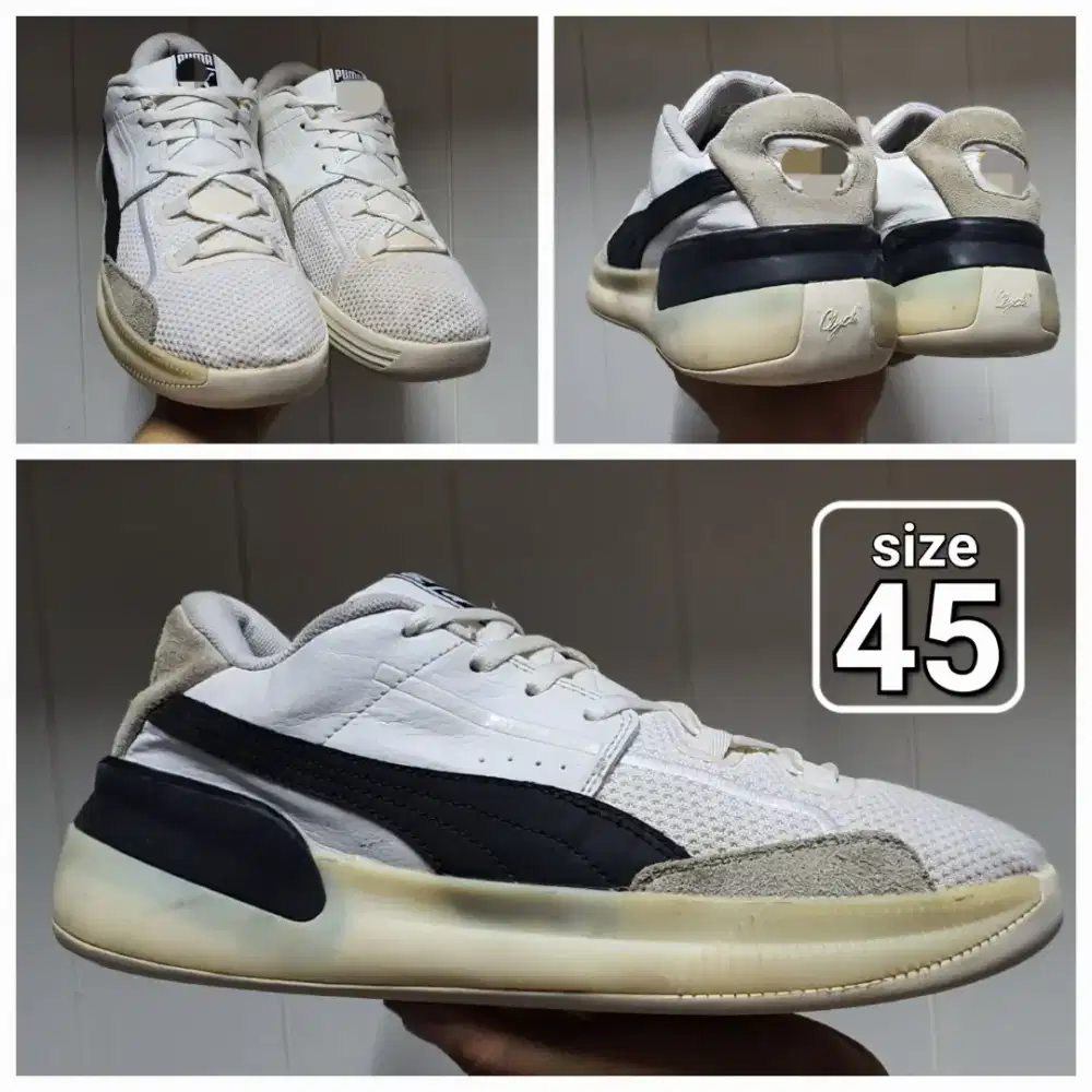 Sepatu Basket low PUMA Clyde size 45 Second Ori shoes