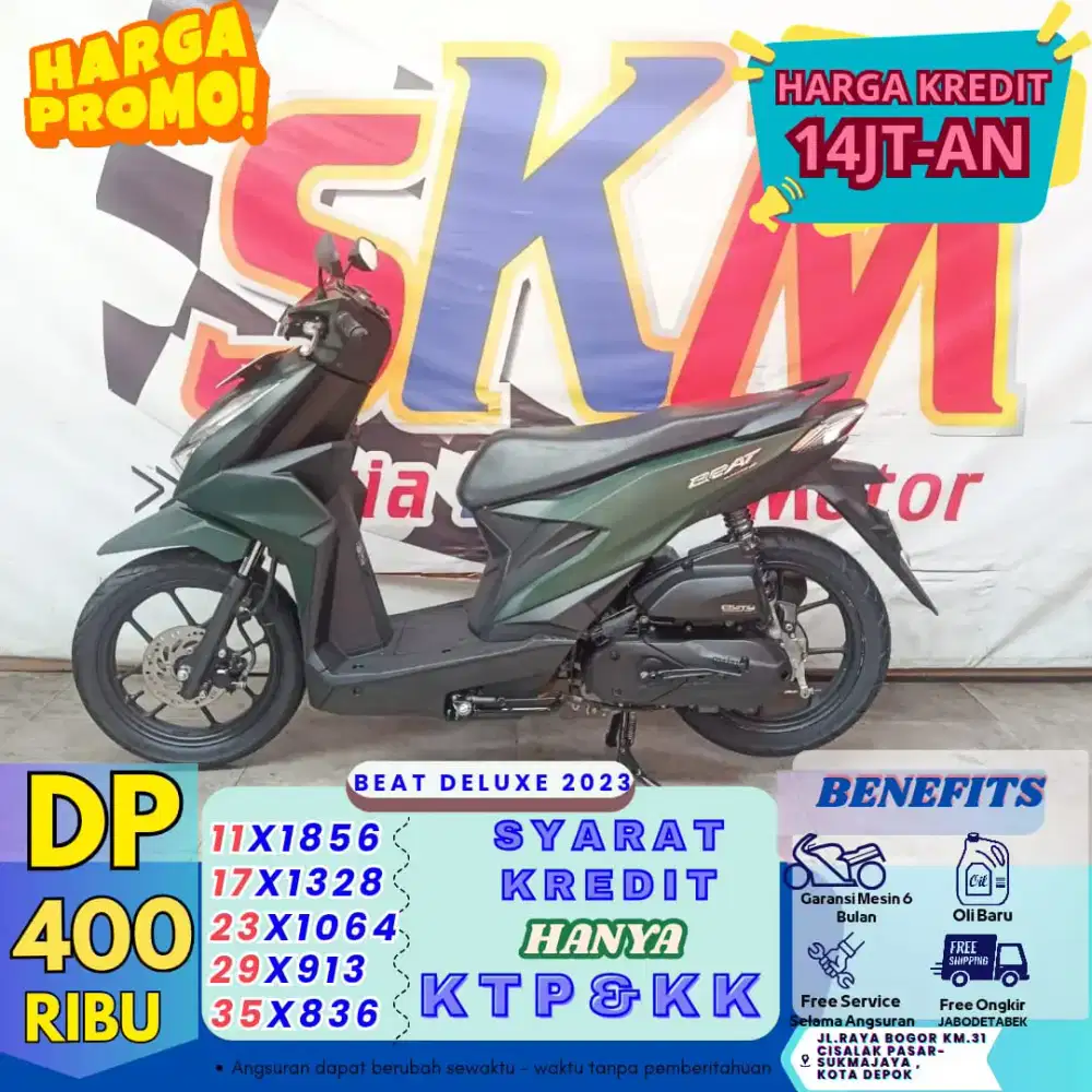 Proses kredit secepat kilat Honda beat deluxe th 2023 cash/credit