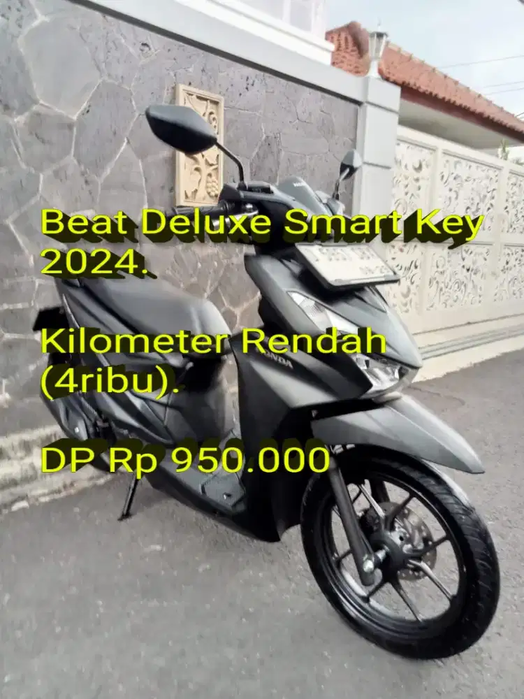 Beat Deluxe Smart Key 2024. Pajak ON. Simpanan. KM 4rb. Cash/Kredit/TT