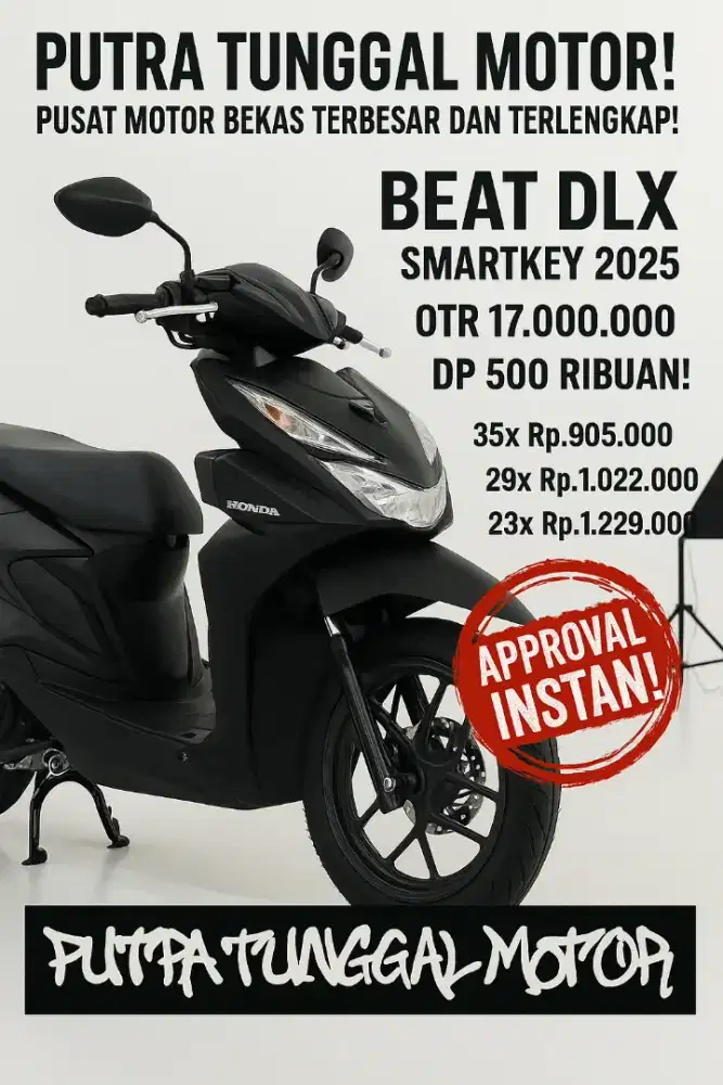 Motor minimalis tapi kualitas dan teknologi maksimalis. SCDD YAAA...