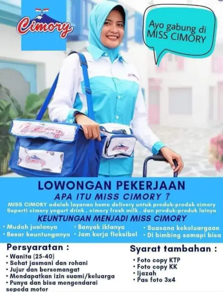 Lowongan kerja Miss Cimory