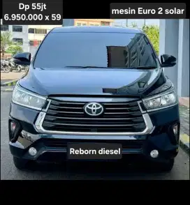 Dp 55jt= Innova Reborn diesel manual G tahun 2021 pemakaian 2022, 2023