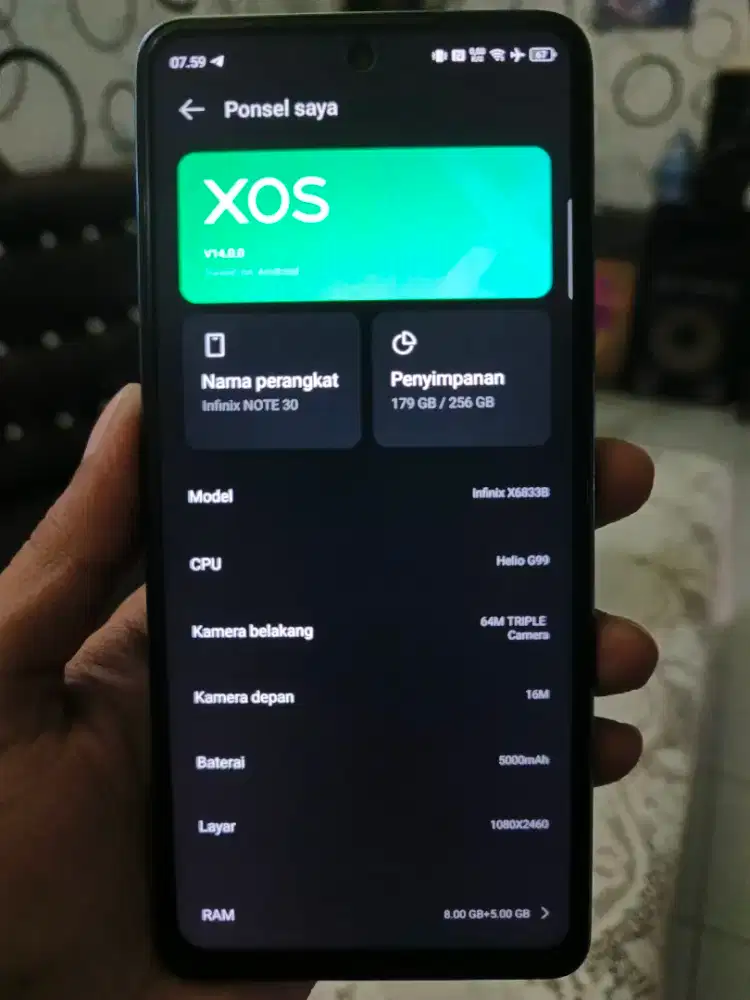 Infinix note 30 8GB/256GB