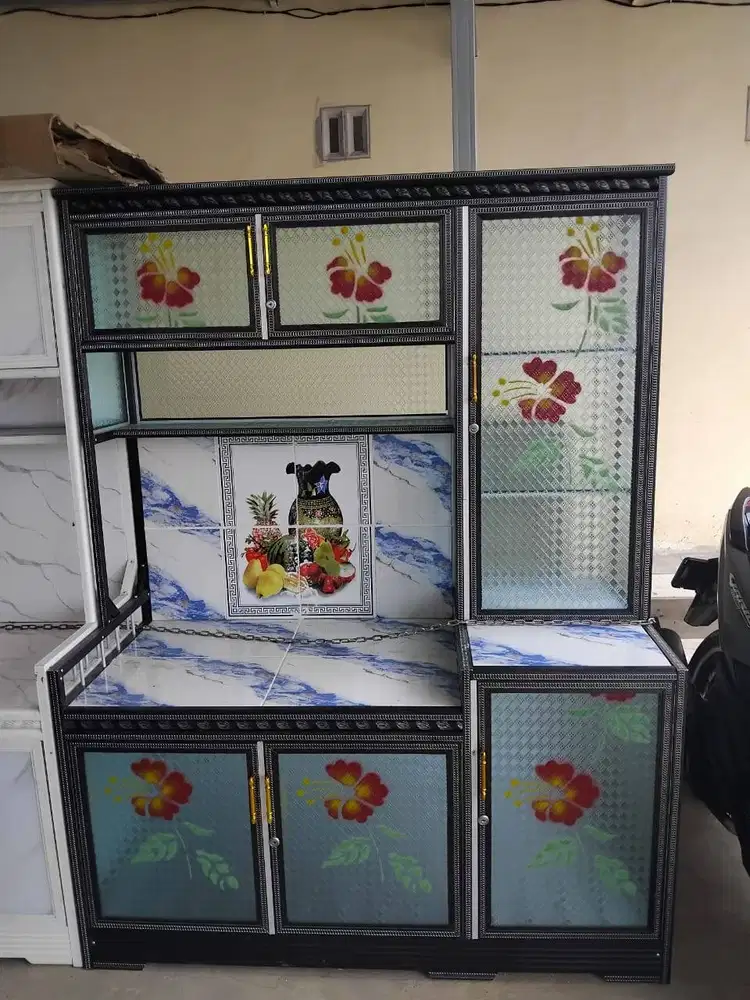 ATANG KOMPOR + LEMARI SAMPING 6 PINTU