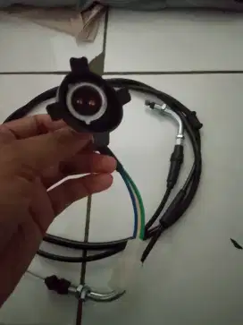 Kabel Gas Vario 110/Tecno dan fiting soket lampu depan Vario 110