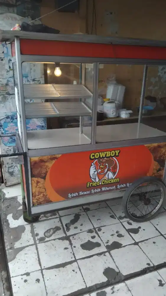 Gerobak jualan kfc