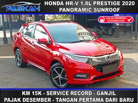 SUNROOF Km=15k PAJAK=DES GANJIL BUNGA=4,5% Honda HRV 1.8 PRESTIGE 2020