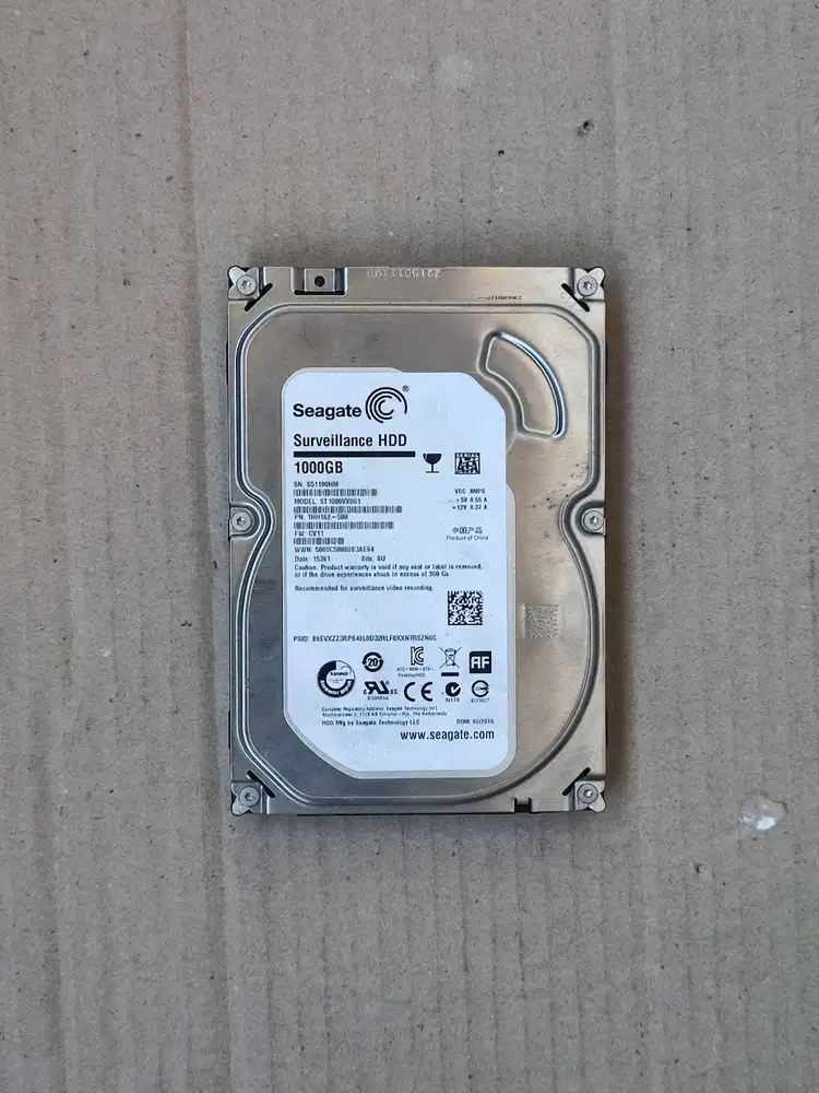 hardisk 1TB bisa buat cctv atau pc komputer sentinel kesehatan 100%