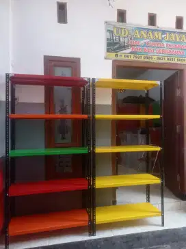 Rak besi rak peralatan kantor