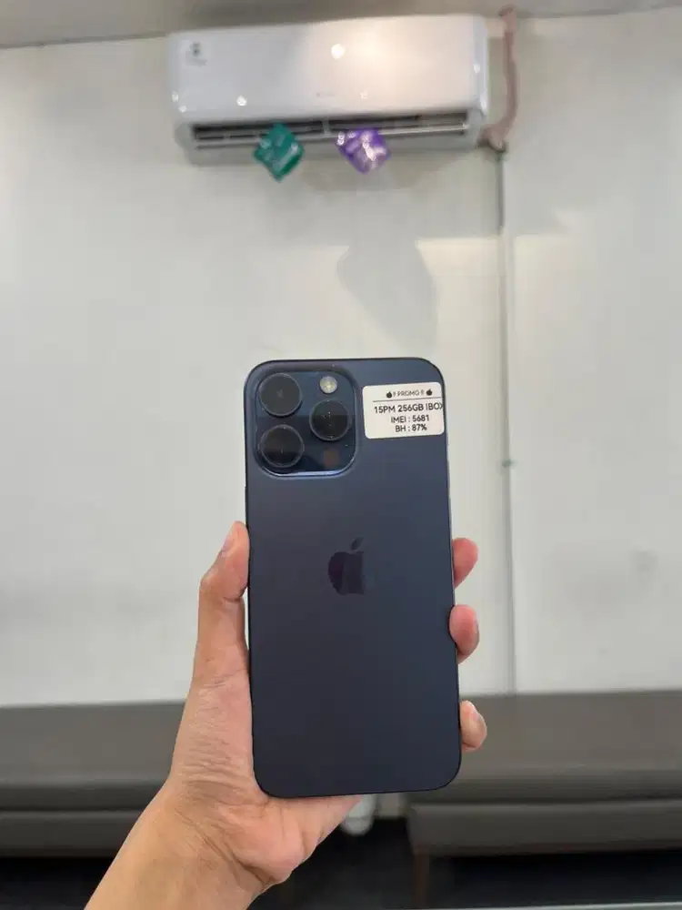 IPHONE 15 PM 256GB ex IBOX fullset terima tuker tambah/kredit