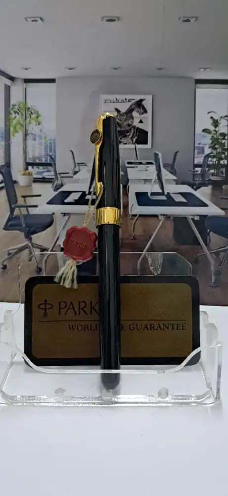 Parker Sonnet premier millenium 2000 black gold rollerball