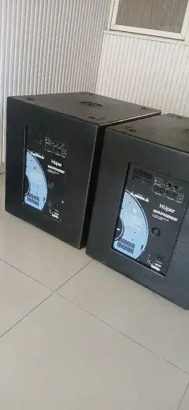 2 sub active HUPER SRP118SE FULL ORI ..NO BETA 3 YAMAHA MACKIE