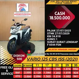 HONDA VARIO 125 CBS ISS TH 2021 BISA CASH / KREDIT / TUKAR TAMBAH