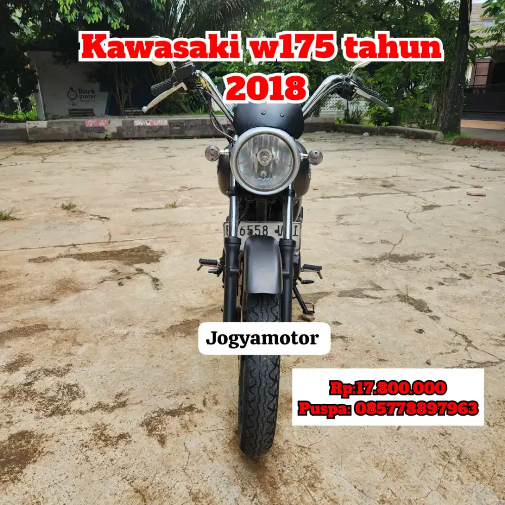 Kawasaki w175 tahun 2018