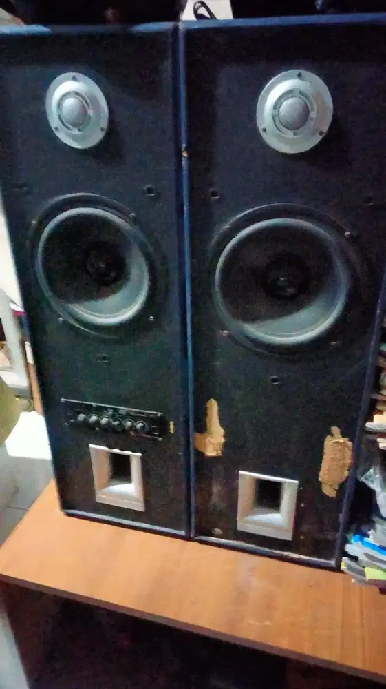 speaker aktif, bluetooh, mic 2 line