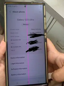 Defect Samsung S23 Ultra 256GB