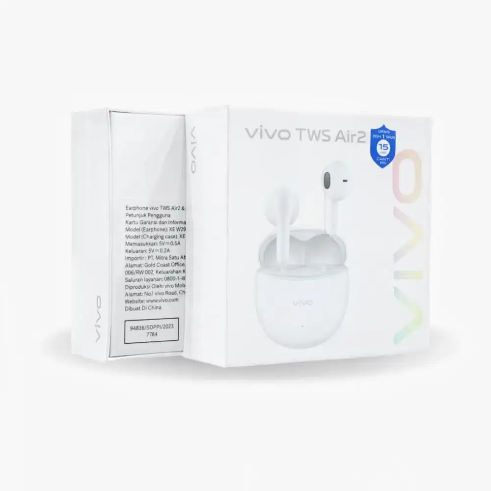 Tws air2 vivo garansi resmi