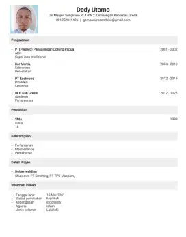 Gardener and maintenance