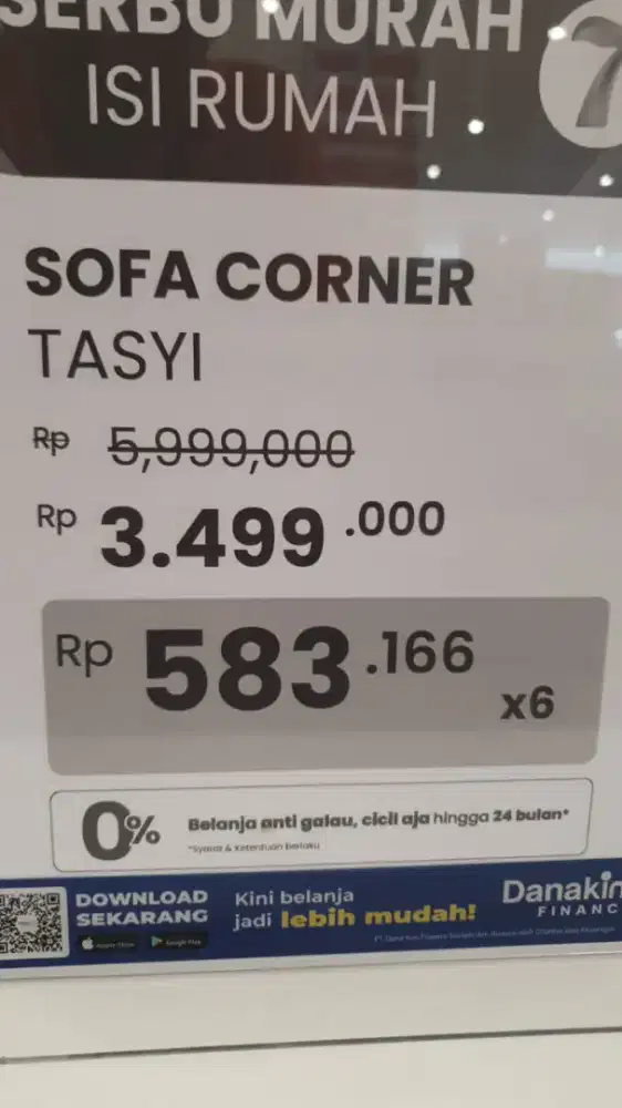 Tasyi Sofa L modular