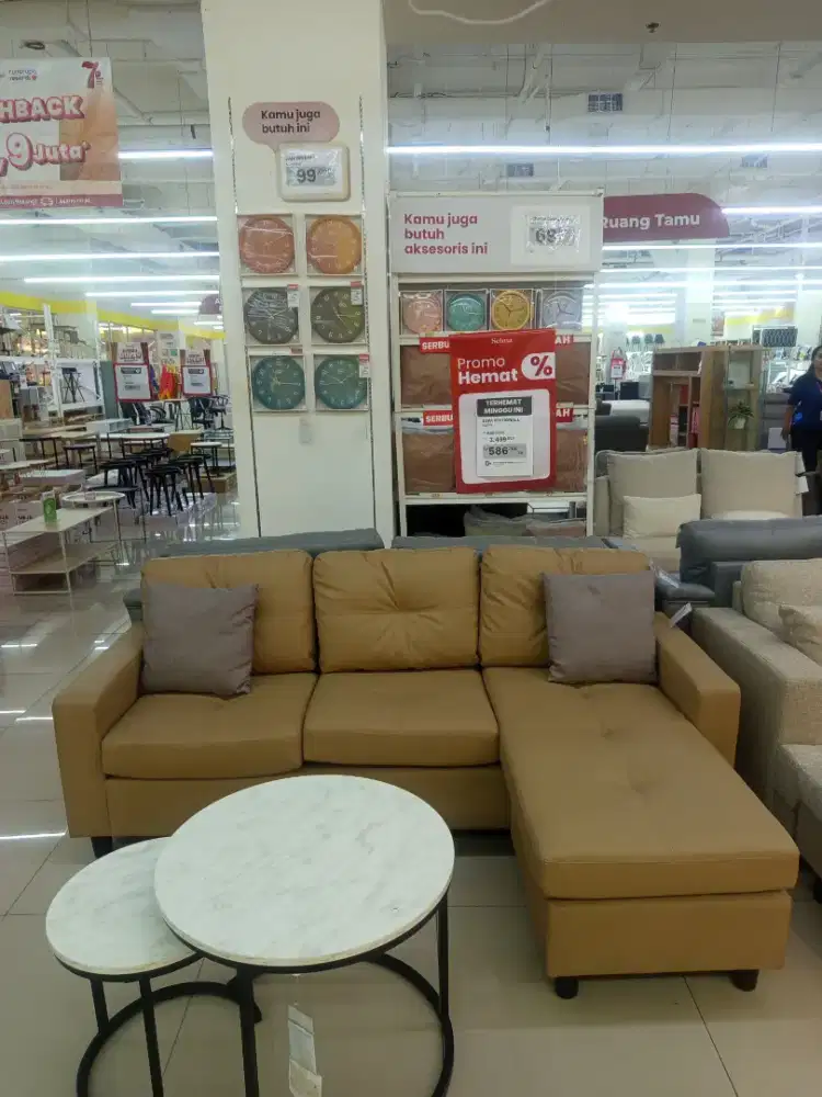 Sofa L termurah