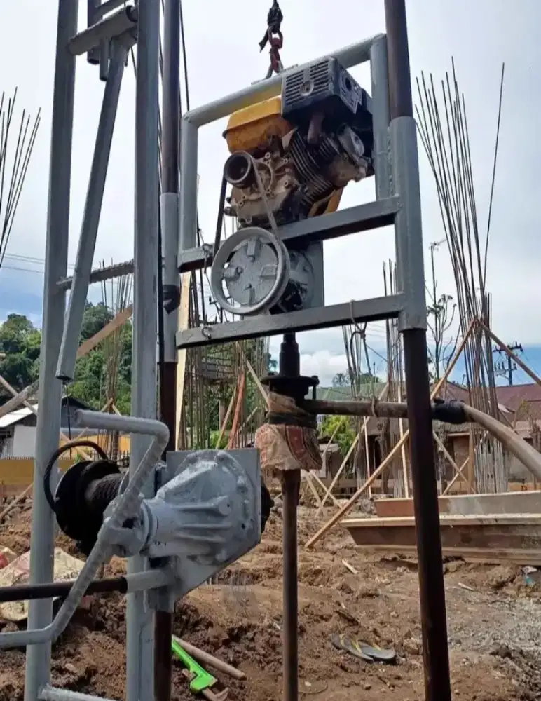 Bot air mesin grounding pile project