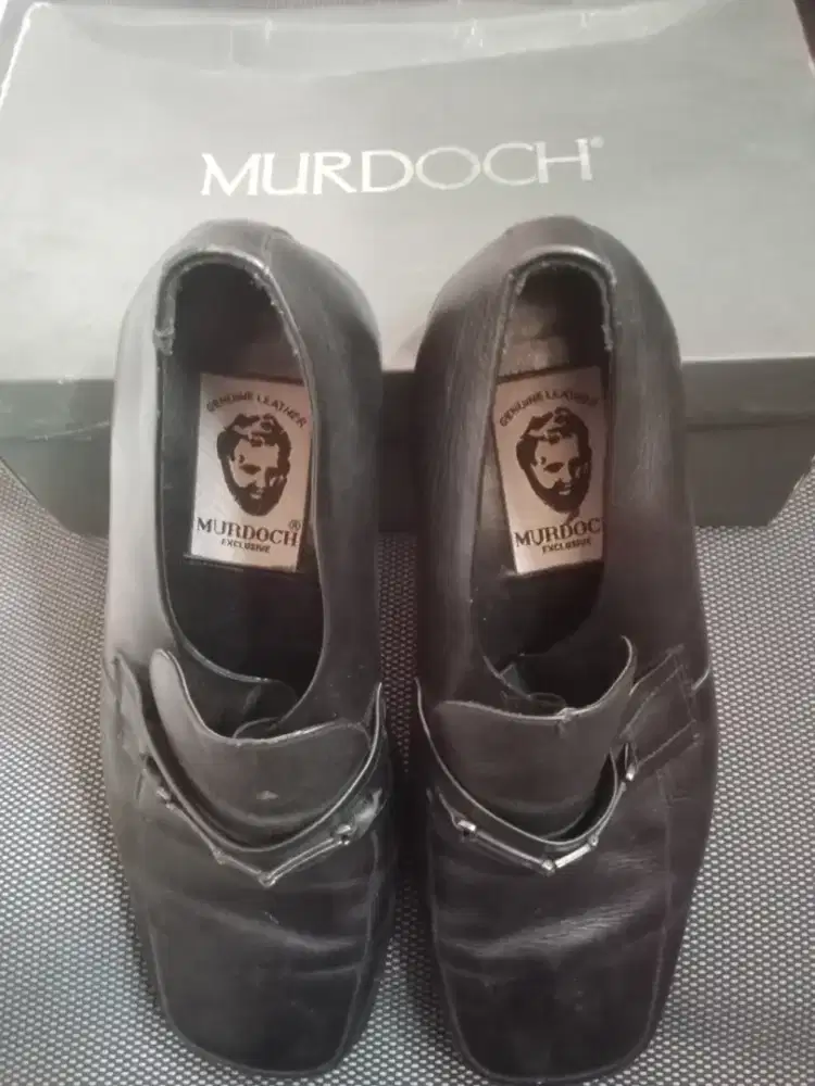 Sepatu Kulit Original Merk Murdoch Size 42