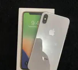 Iphone x 64gb fullset mulus