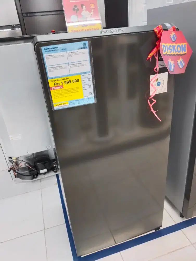 AQUA 1 PINTU PROMO PAKAI KREDIVO DI ERABLUE CONDET