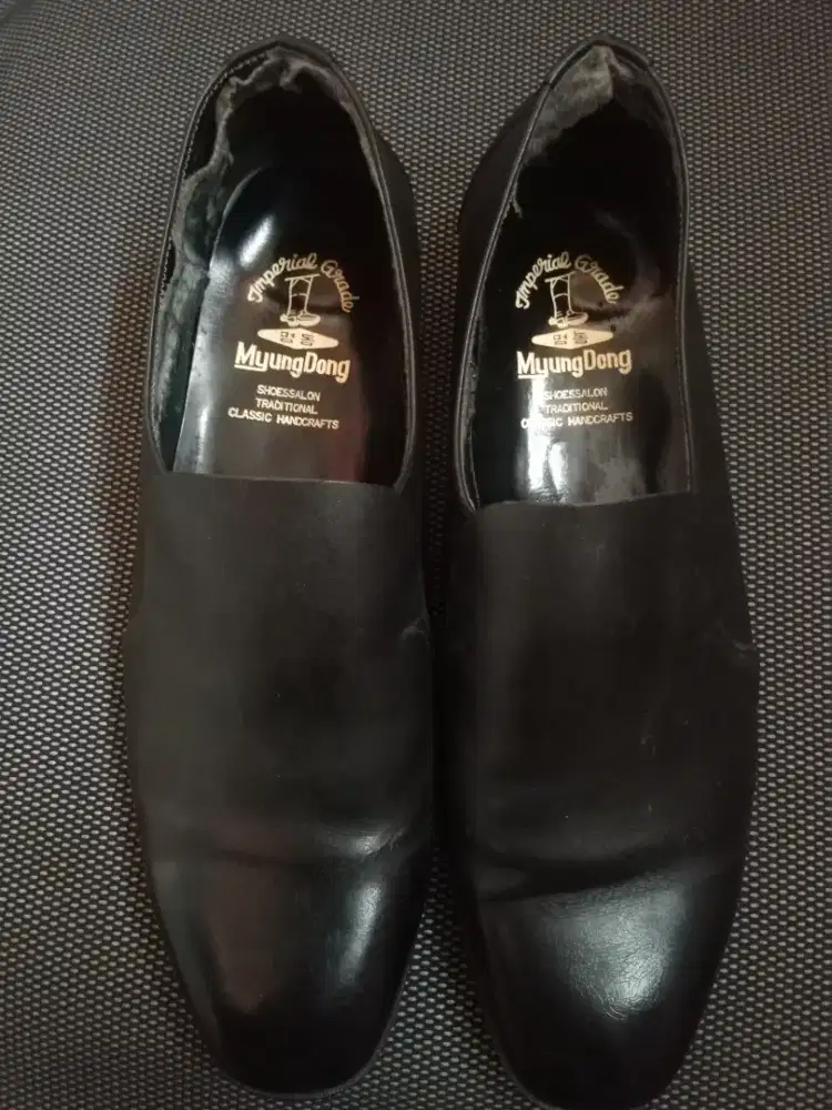Sepatu Pantofel Kulit Asli Brand Korea Handcraft